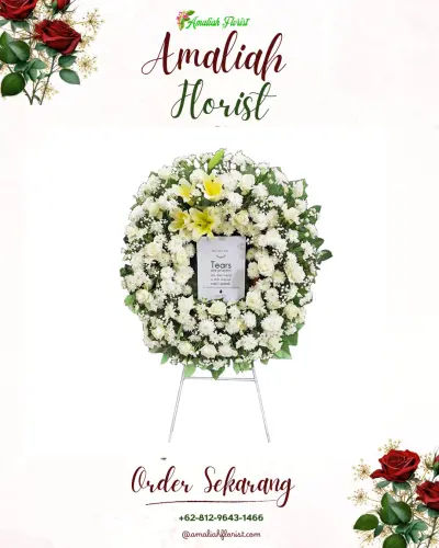Krans Bunga Duka Cita di Anjatan Baru